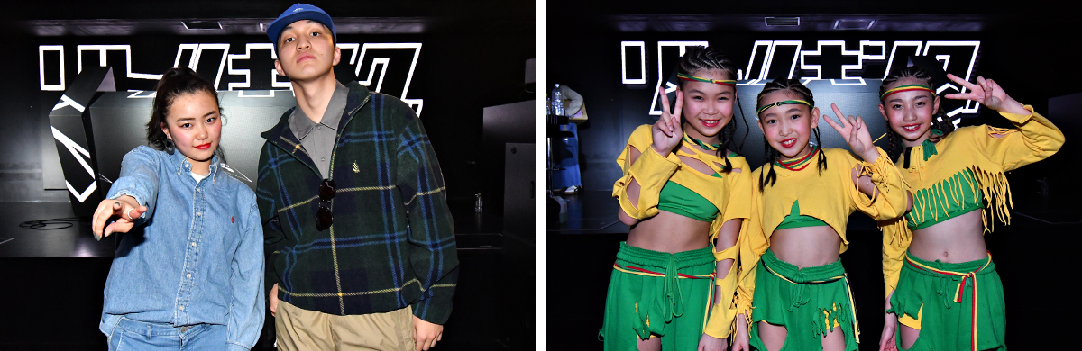 くすぐったい青い春ダンスバトル 優勝チーム YOUSHIKI（高3）＆桃（高2）「Youthful indiscretion」／リトルキングOS4 優勝チーム 小学生3人組「パピリカ」