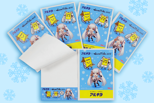 非売品コラボメモ帳プレゼント